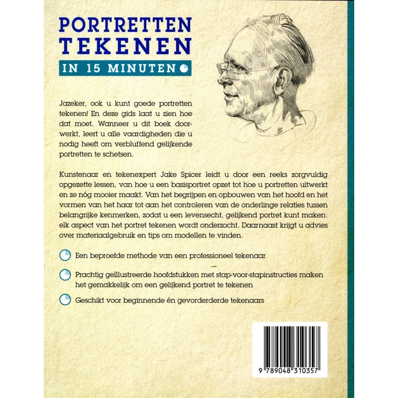 Een Portretten tekenen in 15 minuten Paperback 128 pagina's koop je bij Terpen Tijn